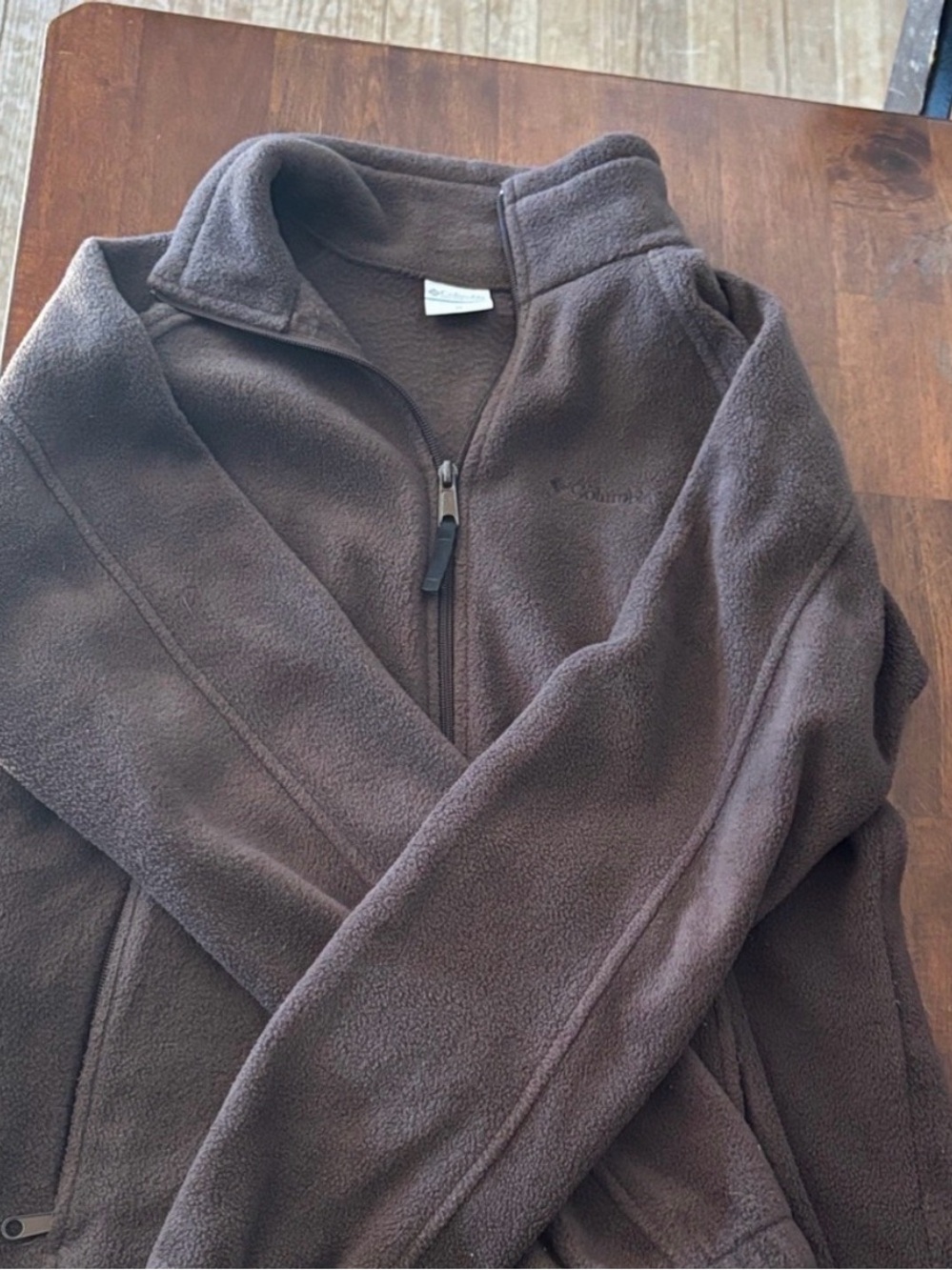 Columbia Dark Brown Fleece Jacket - Picture 4 of 4